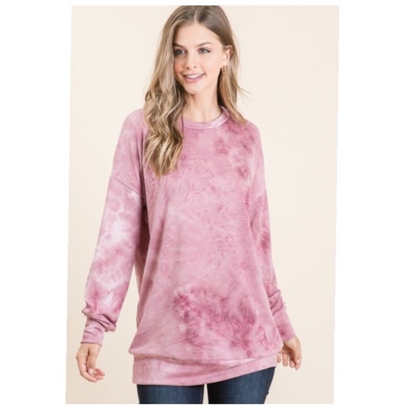 ❤️tie-dye print top - Picture 3 of 6